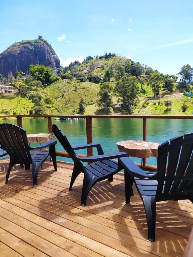 Ecolodge Bahia Del Penon Guatapé Exterior foto